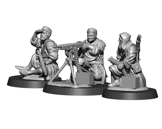 Rif War Rif MG Team by Baraka Wargames and Miniatures