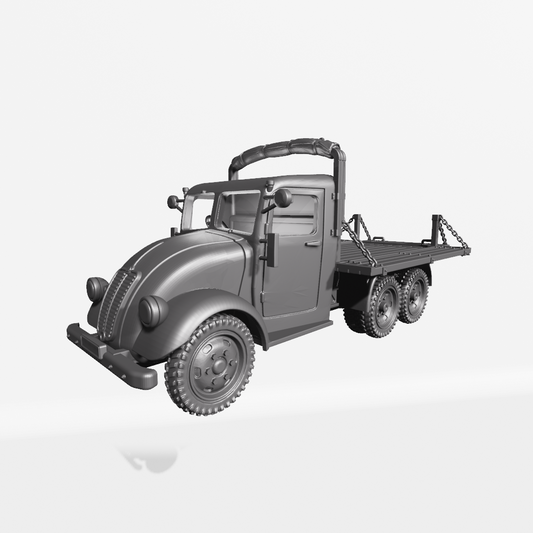 Tatra 82 Medium Truck with 20mm AA Gun by Wargame3D