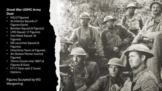 Great War USMC Army Deal by W3 Wargaming