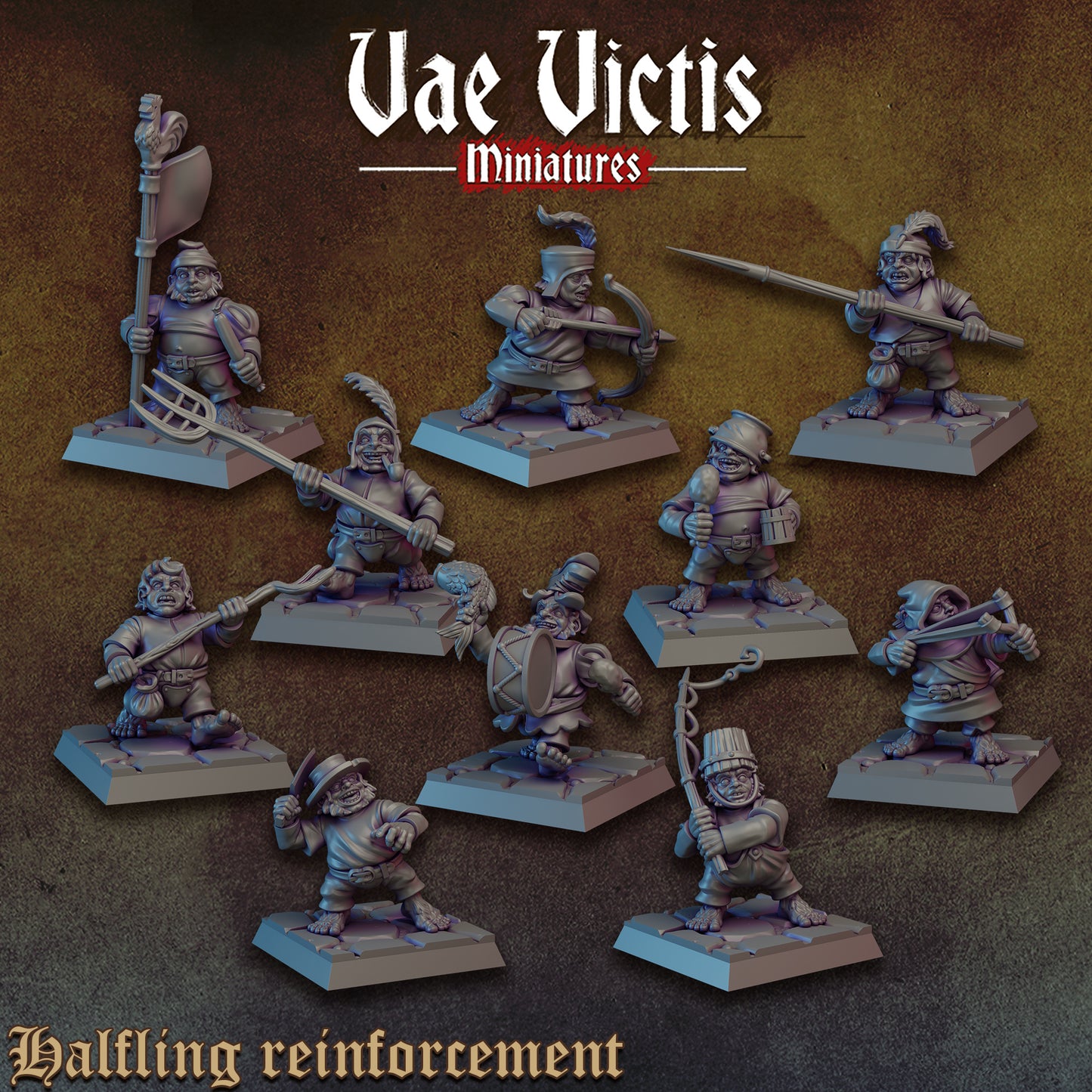 Halflings Warband 2 by Vae Victis Miniatures