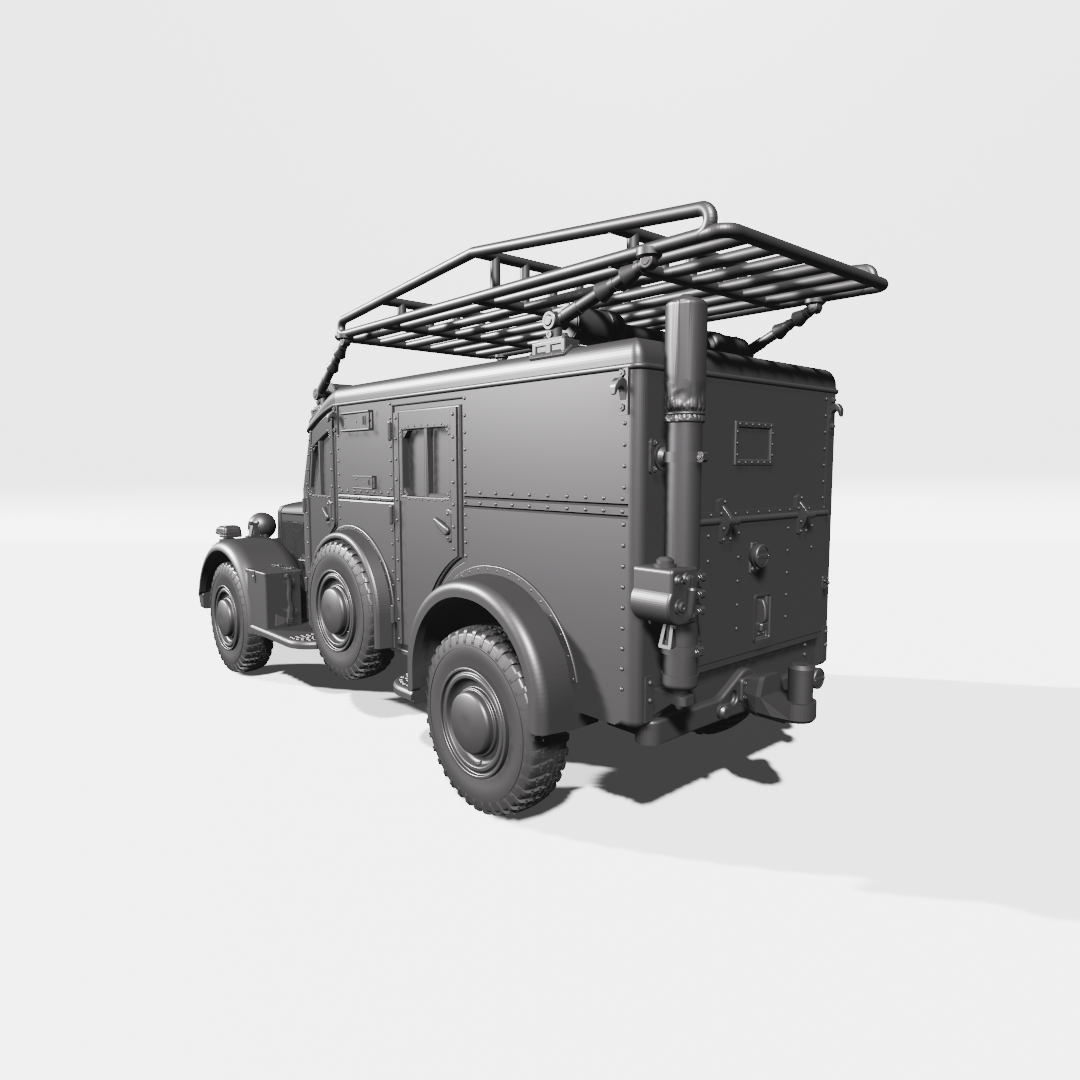 Horch 901 Type 40 Radio Car by Wargame3D