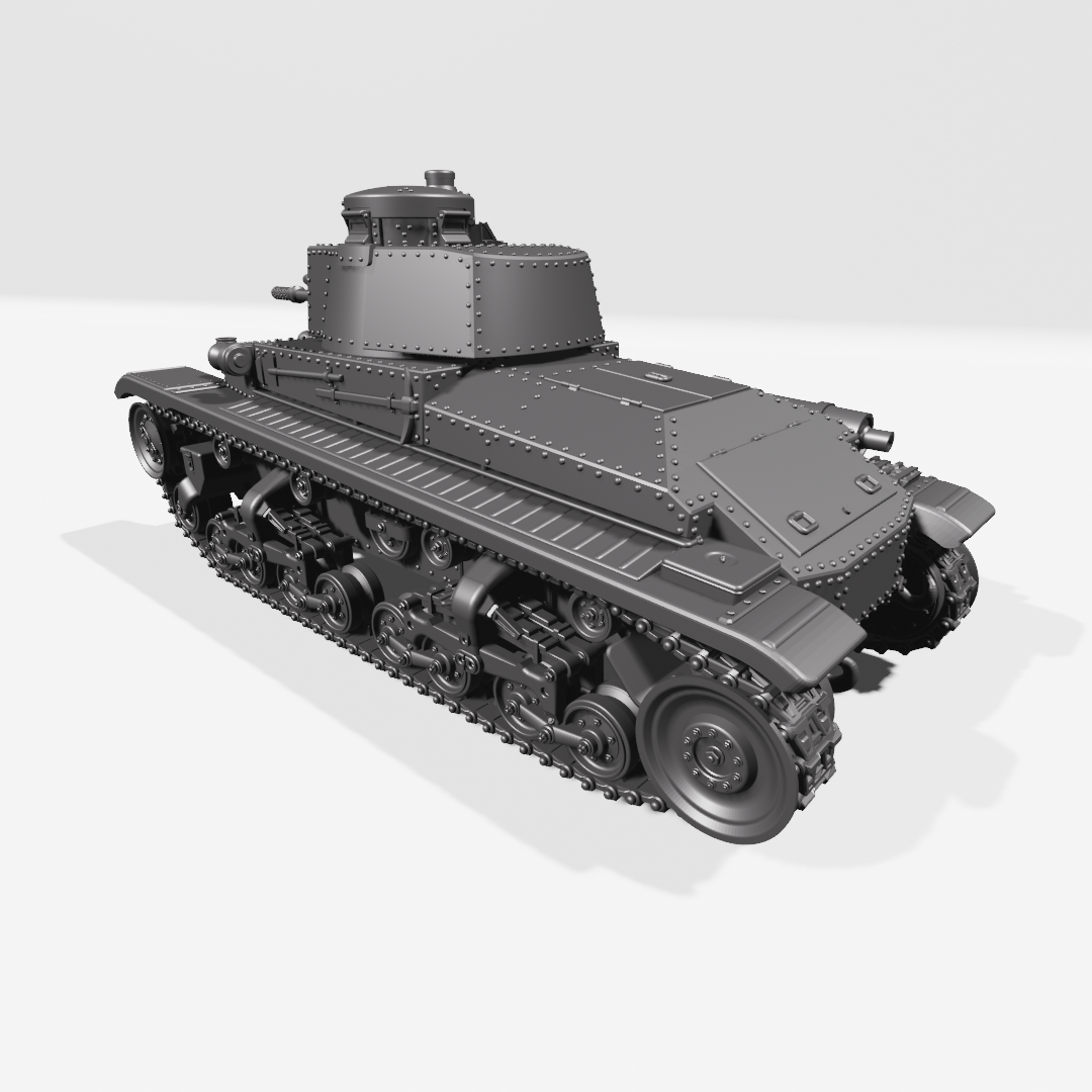 CKD LT vz.35 Light Tank (Pz.35t) by Wargame3D