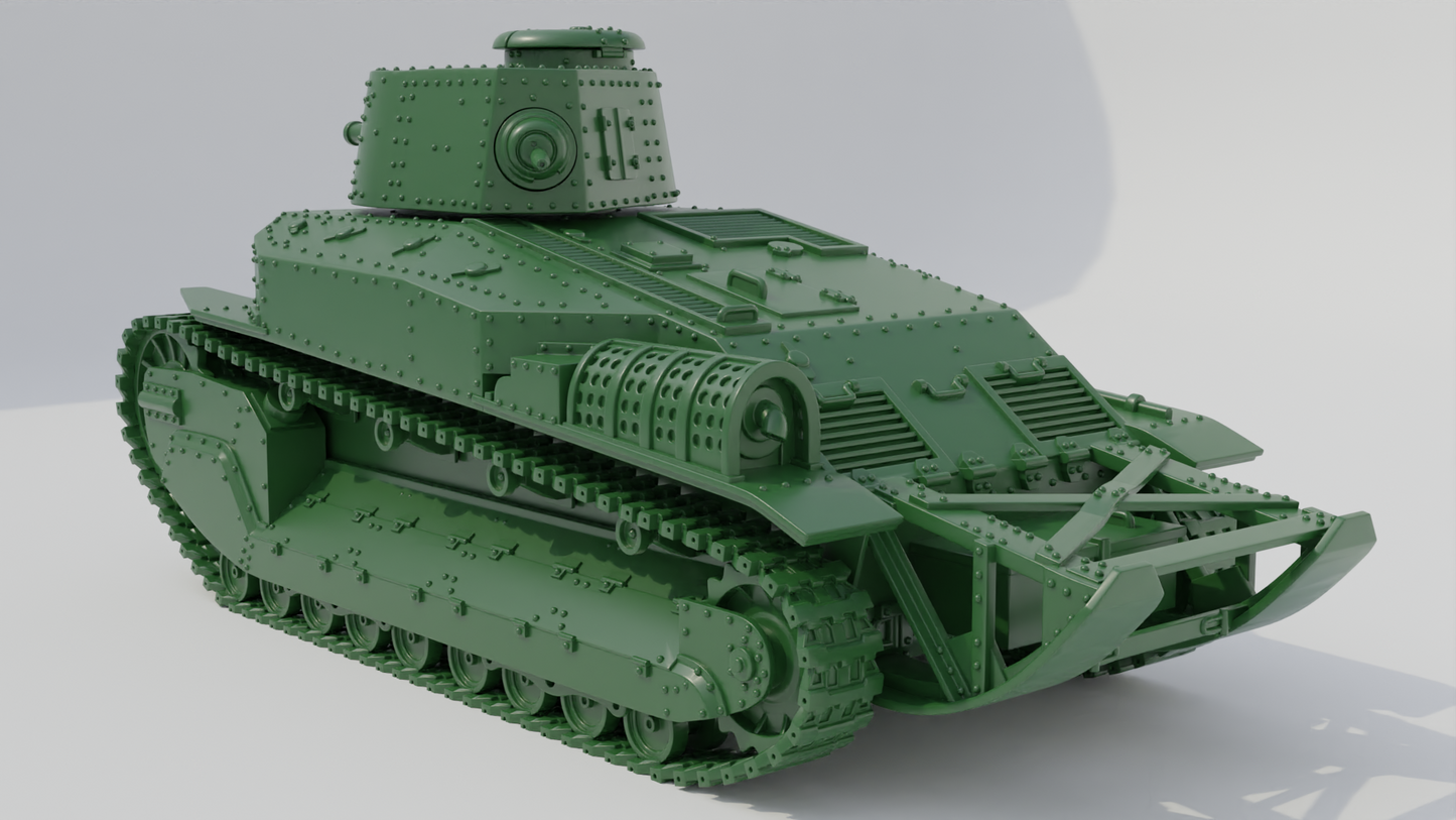 Type 89 I-Go Type B Tank by Wargame3D