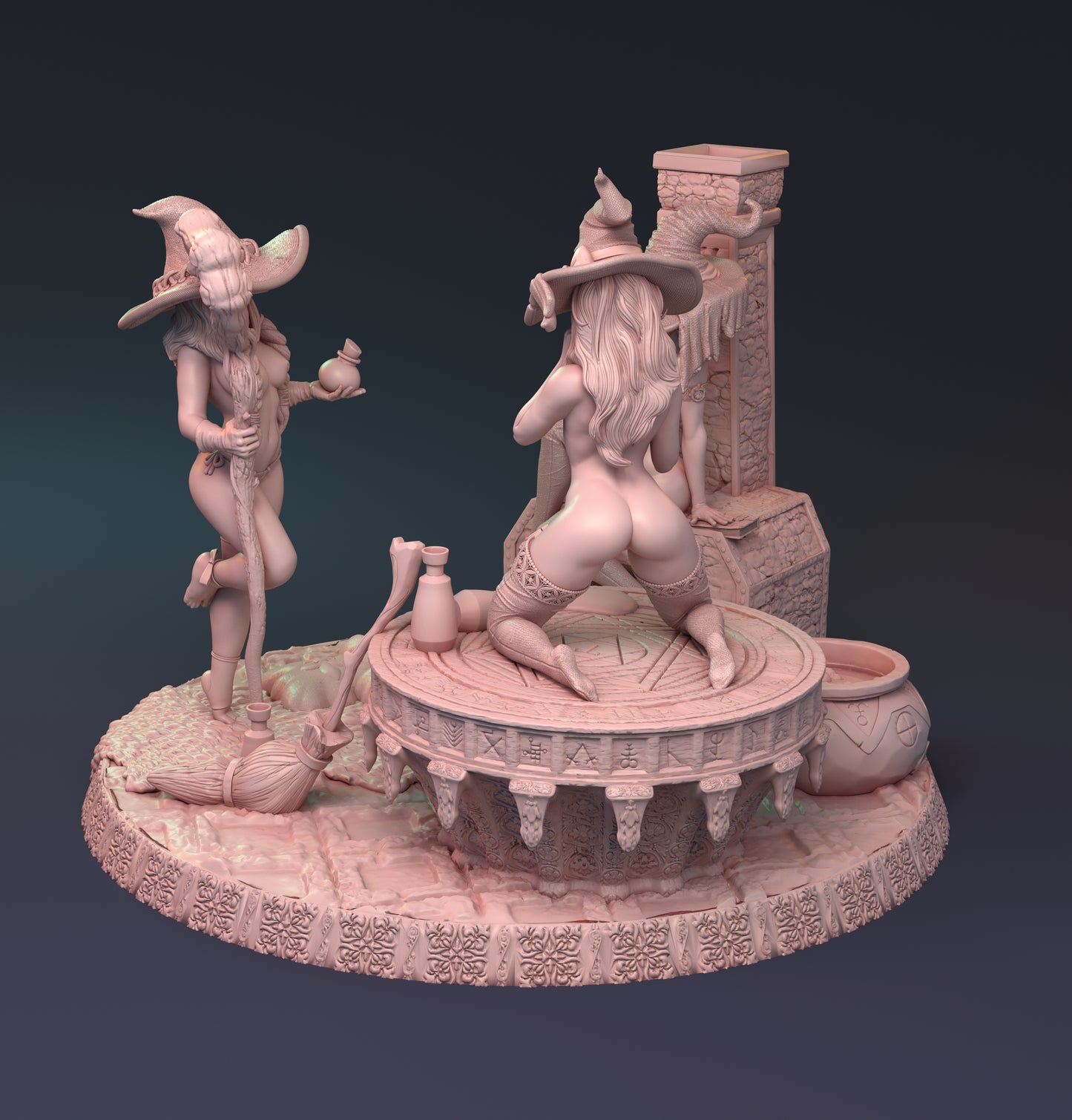 Witches of Lionila Diorama by 42 Studios