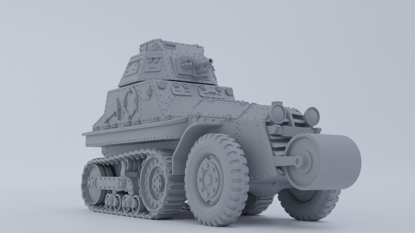 Schneider AMC P-16 Half-Track by Wargame3D