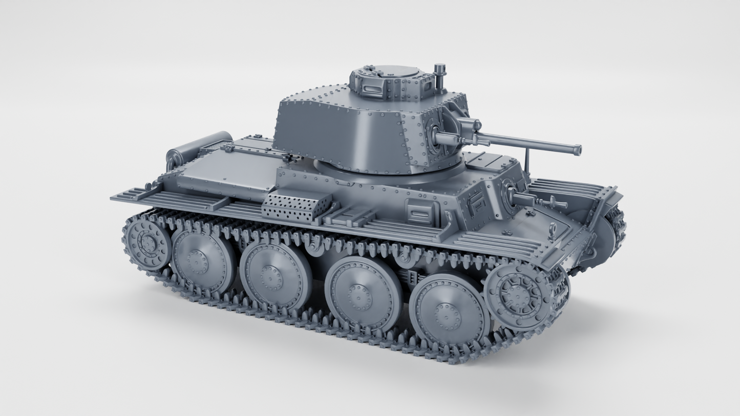 CKD LT vz.38 Light Tank (Pz.38t) by Wargame3D