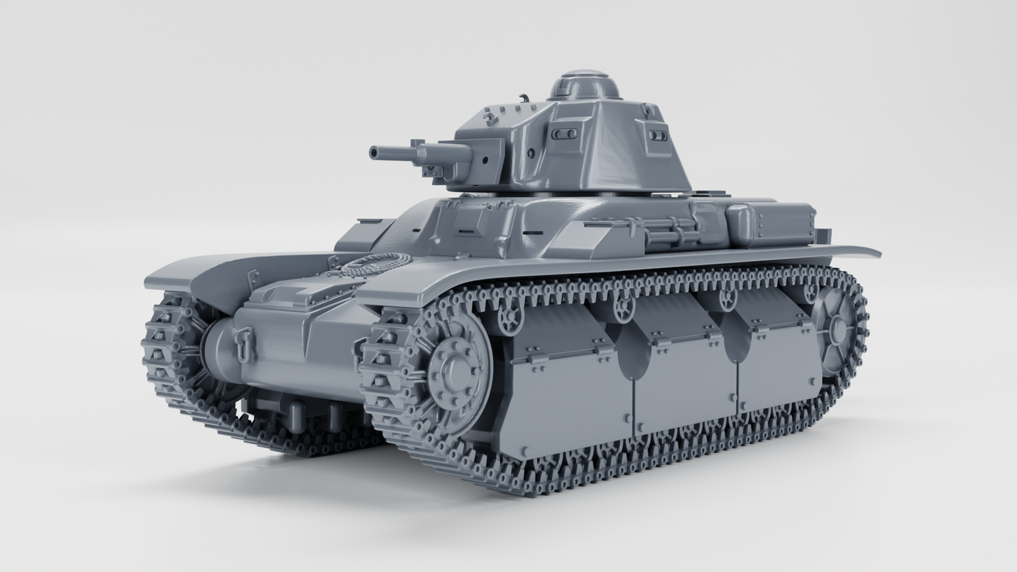 Renault R-40 Tank by Wargame3D