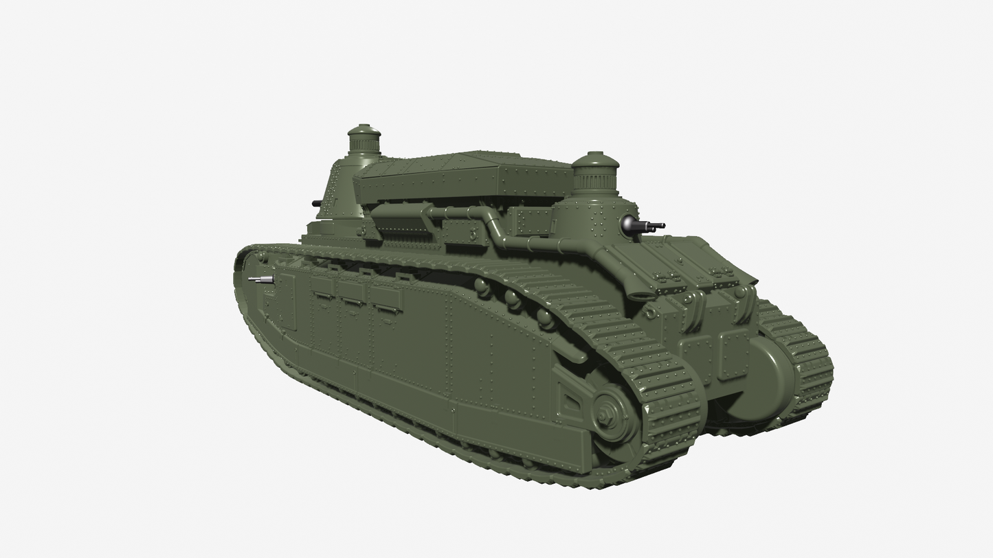 FCM 2C Super Heavy Tank "Normandie" by Wargame3D