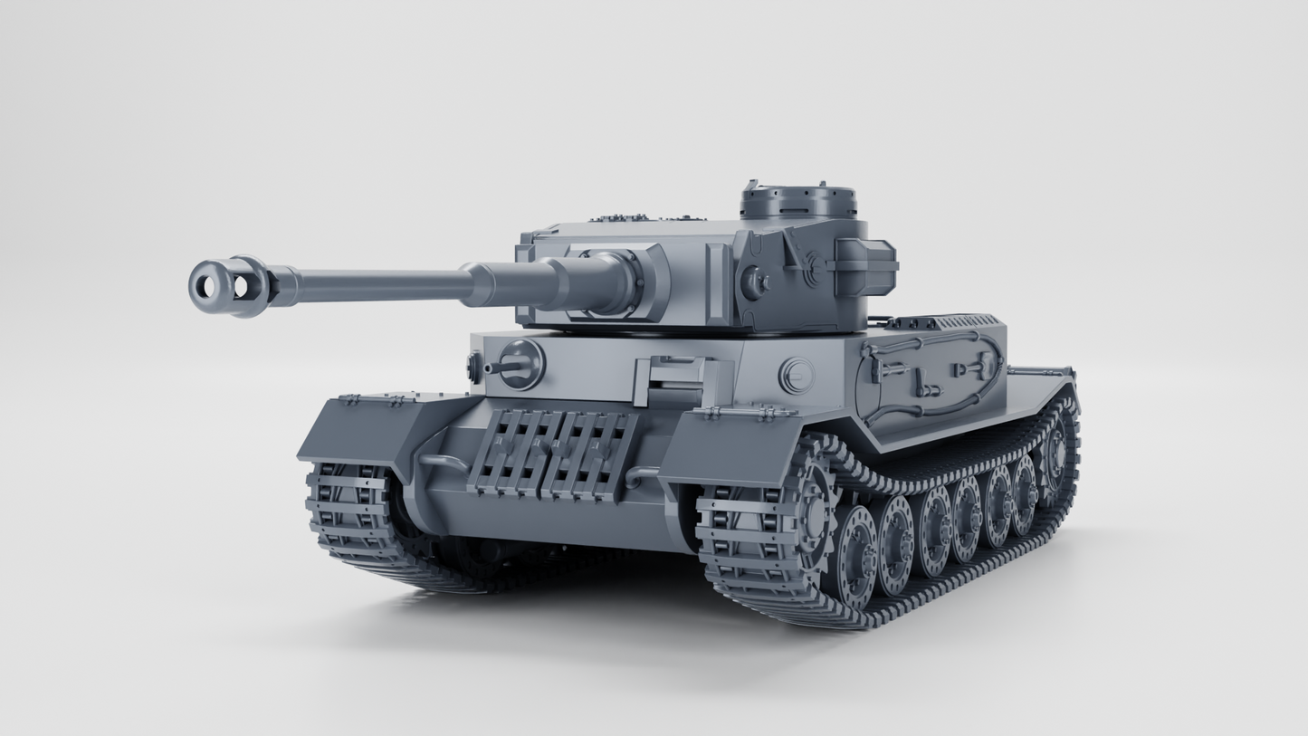 Tiger I  - Porsche Tiger - VK 45.01(P) by Wargame3D