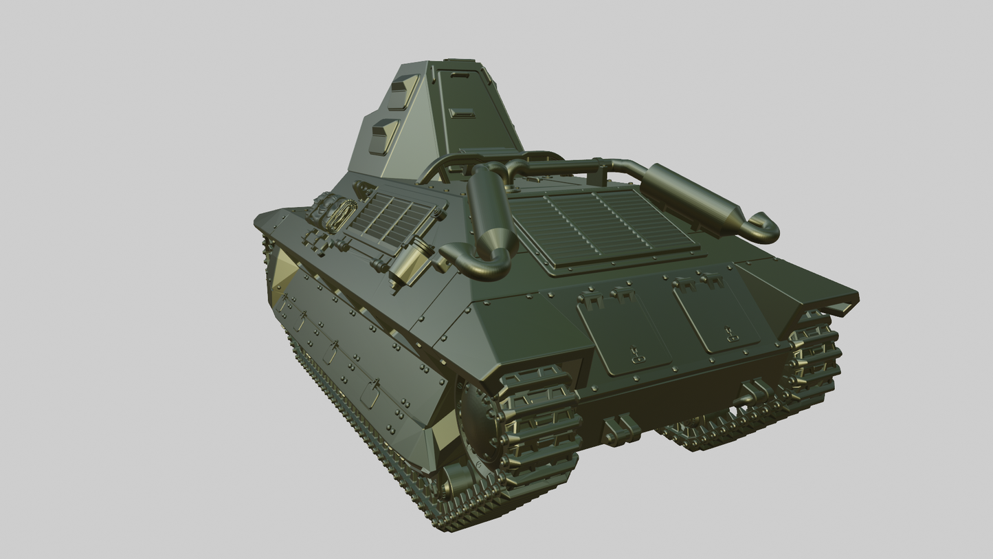 FCM 36 Tank by Wargame3D