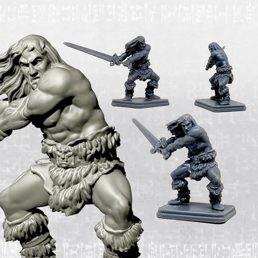 Barbarian adventurer by Ezipion miniatures.