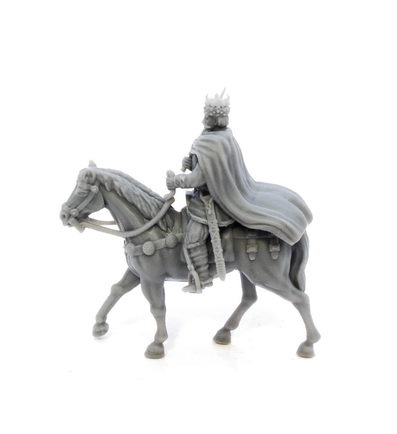 Charlemagne, Emperor of the Carolingian Franks, Mounted
