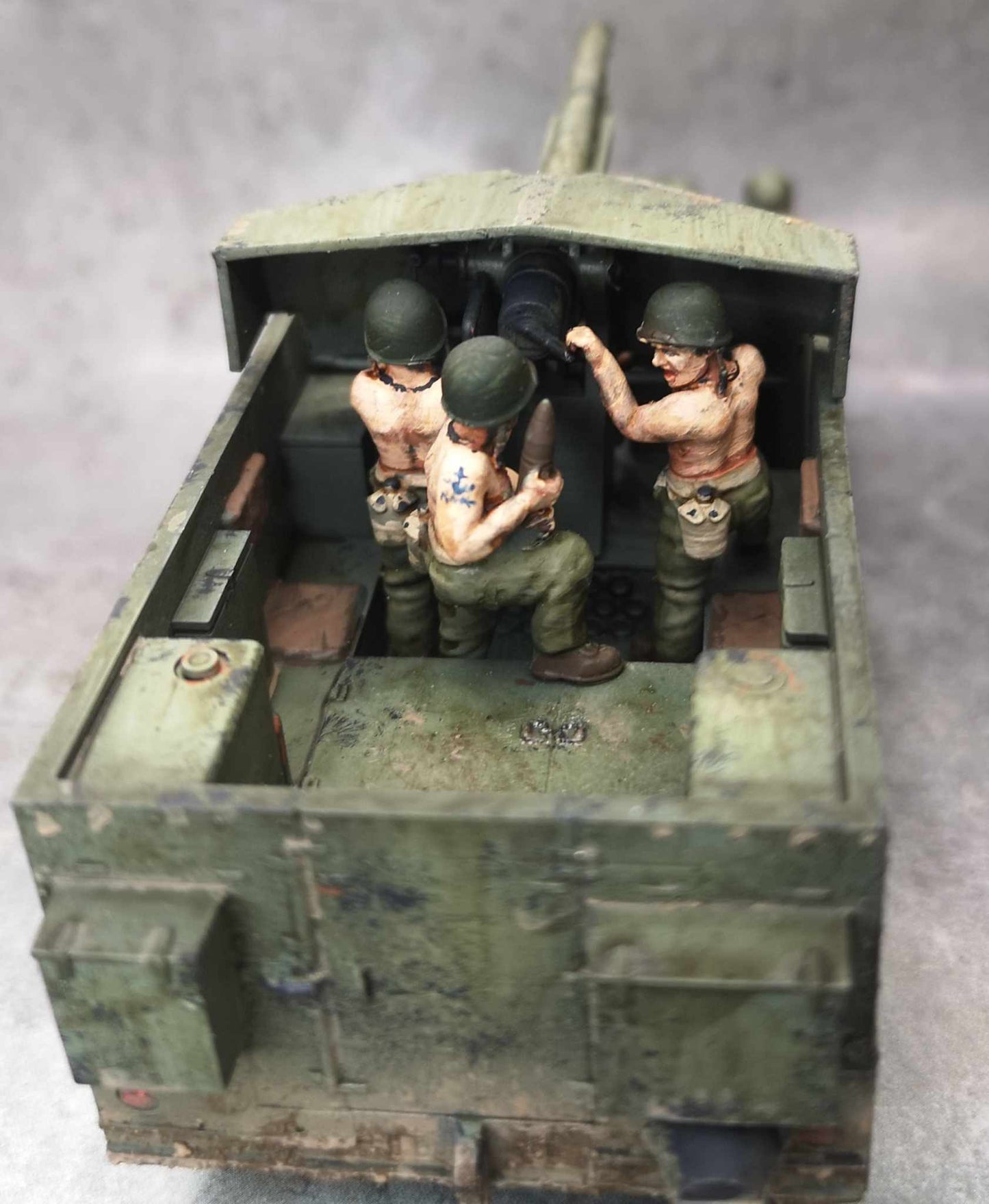 M3 75mm GMC Halftrack Marines