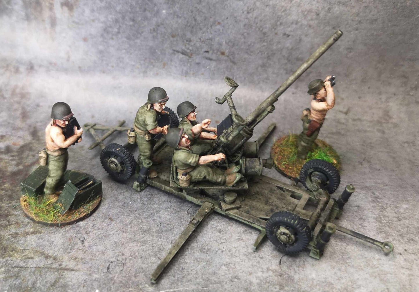 M1 37mm AA Gun & Crew