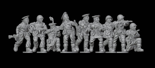 Soviet Naval PPSH Squad by Flank March Miniatures