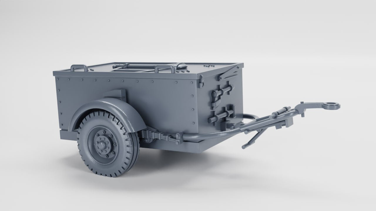 Sd Ah 51 Ammunition Trailer by Wargame3D