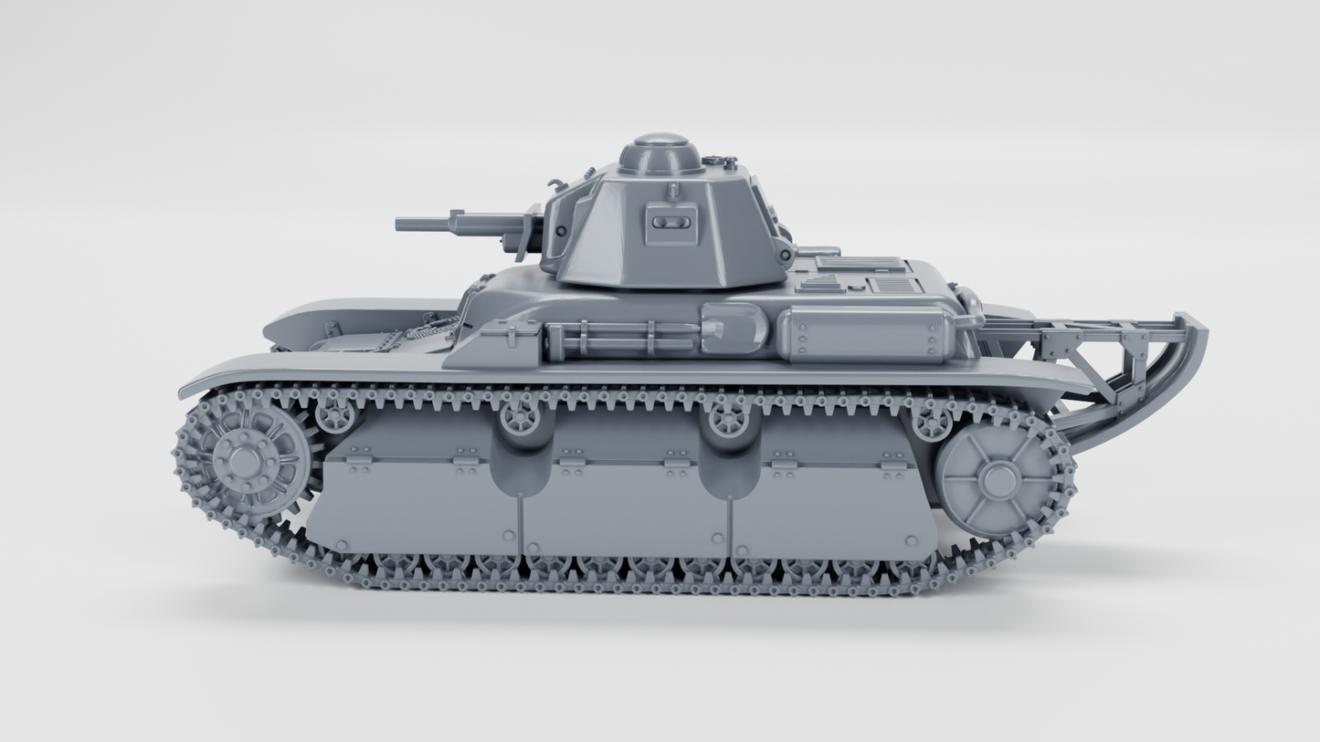 Renault R-40 Tank by Wargame3D