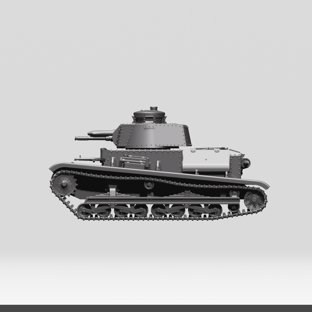 CKD LT vz.34 Light Tank by Wargame3D