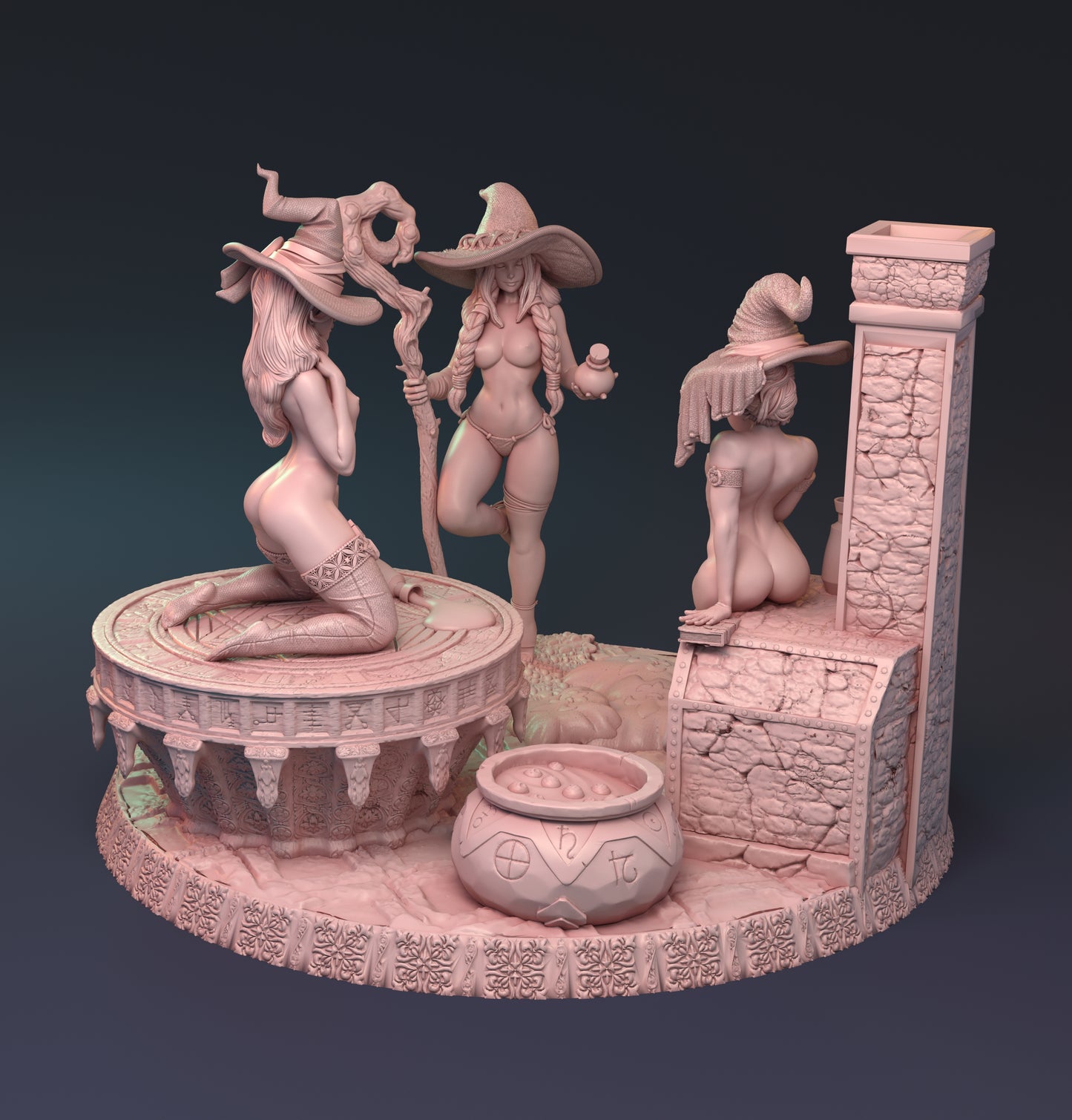 Witches of Lionila Diorama by 42 Studios