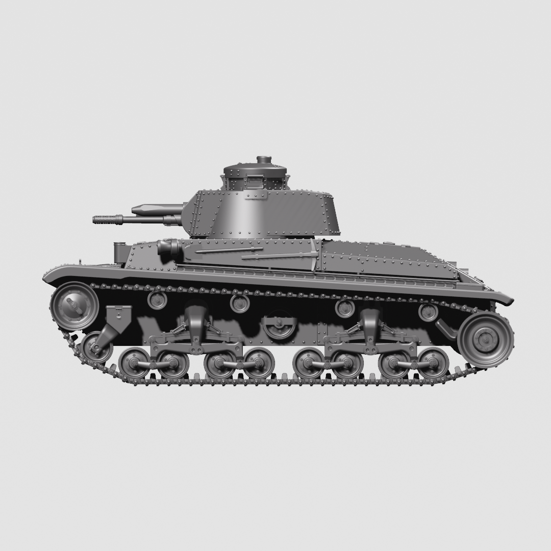 CKD LT vz.35 Light Tank (Pz.35t) by Wargame3D