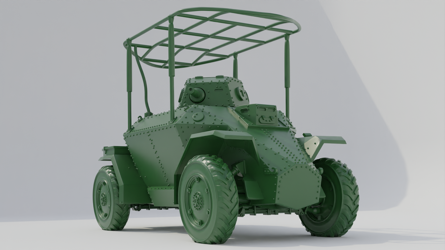 40M Csaba Armored Car (Command Variant) by Wargame3D