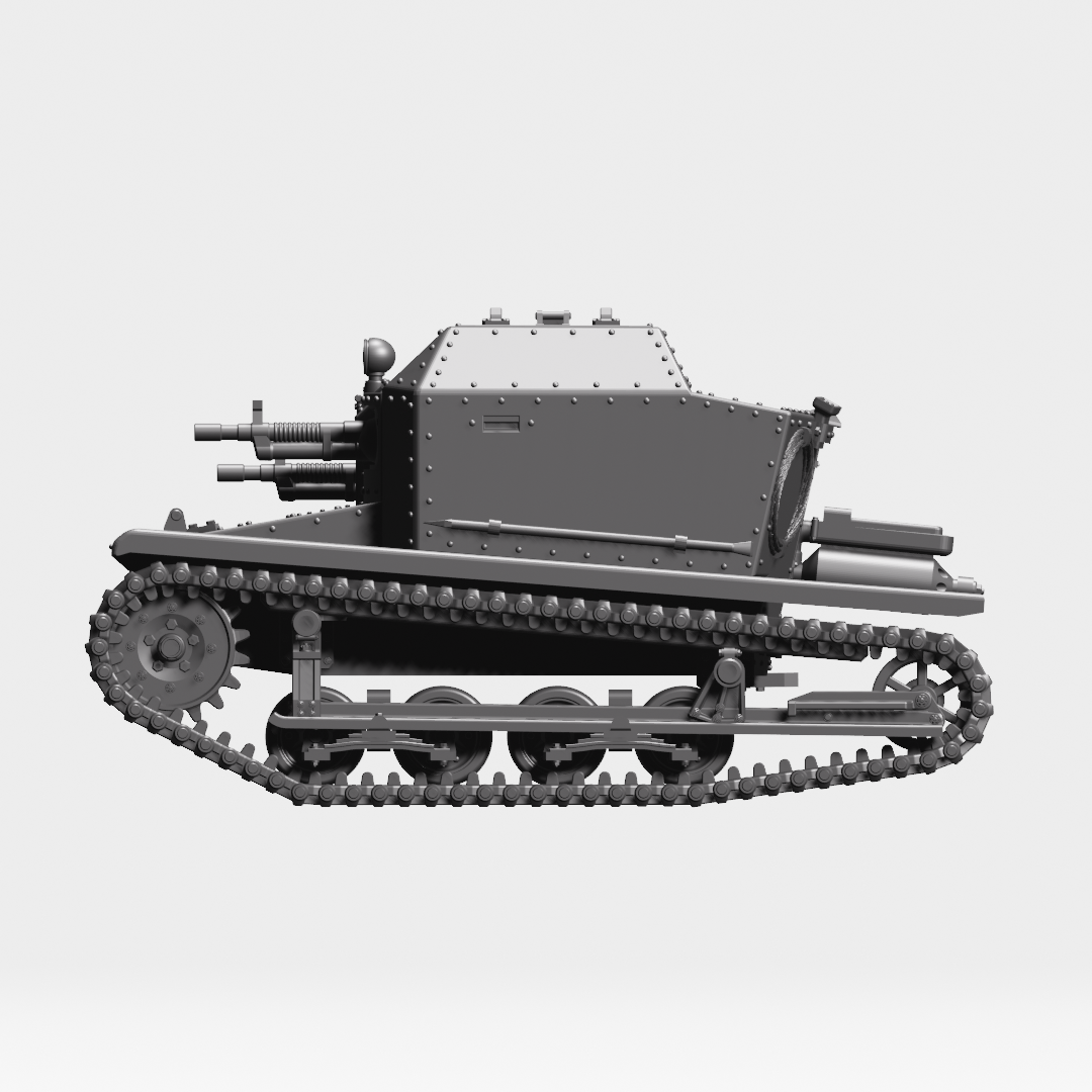 P-I vz 33 Tankette by Wargame3D