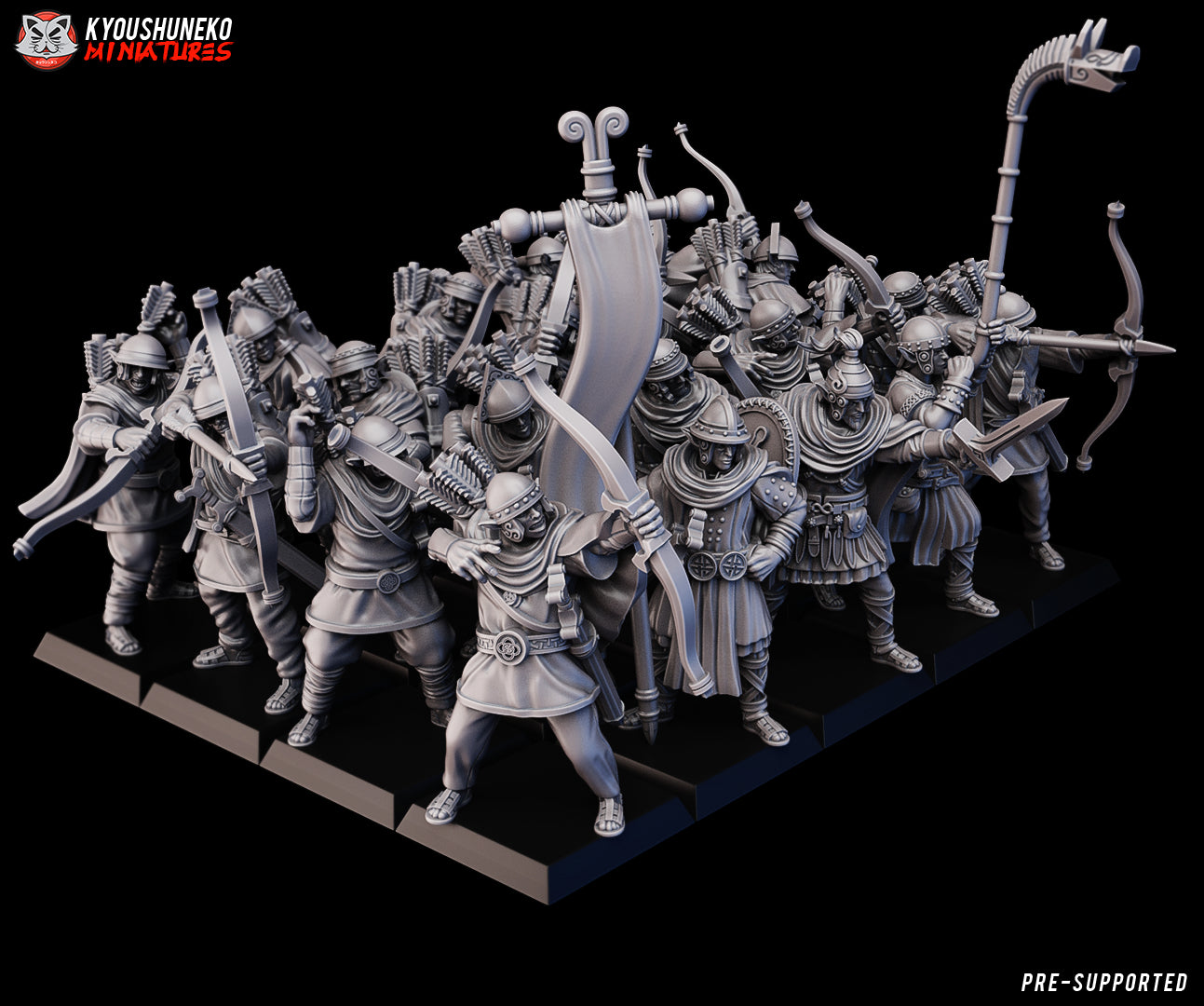 Gaelic Wood Forest Guards by Kyoushuneko Miniatures