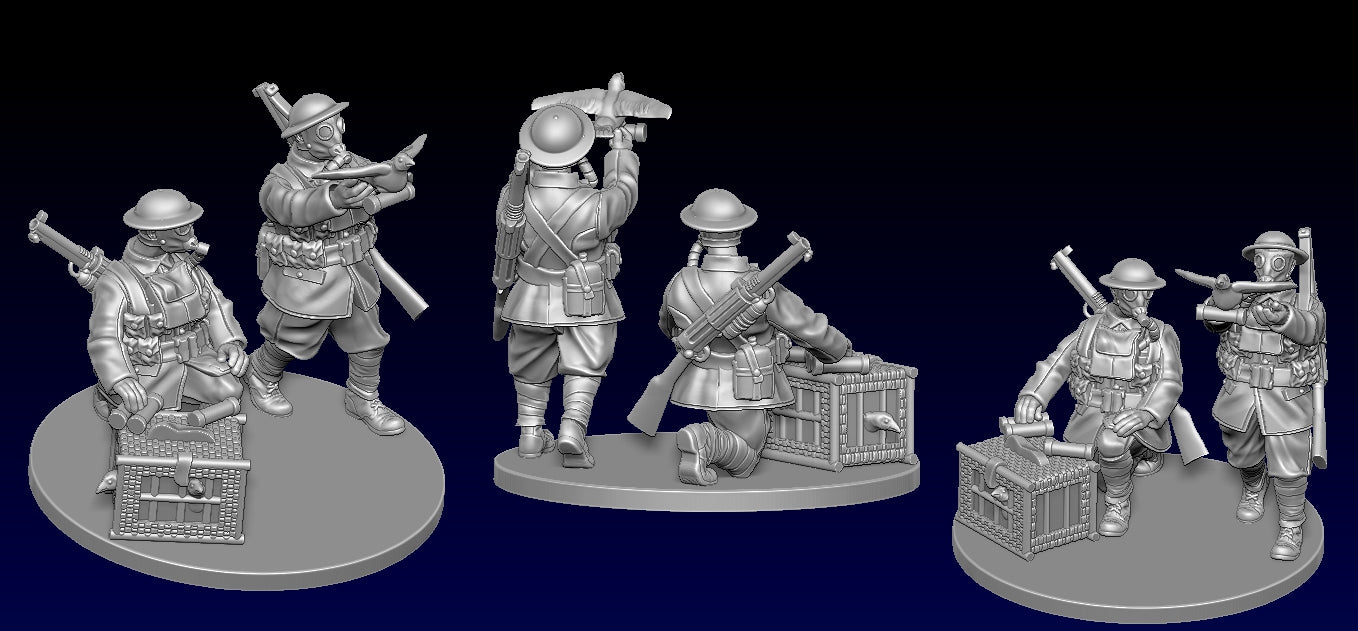 Great War Pidgeon Keeper by Weird Armies Reign