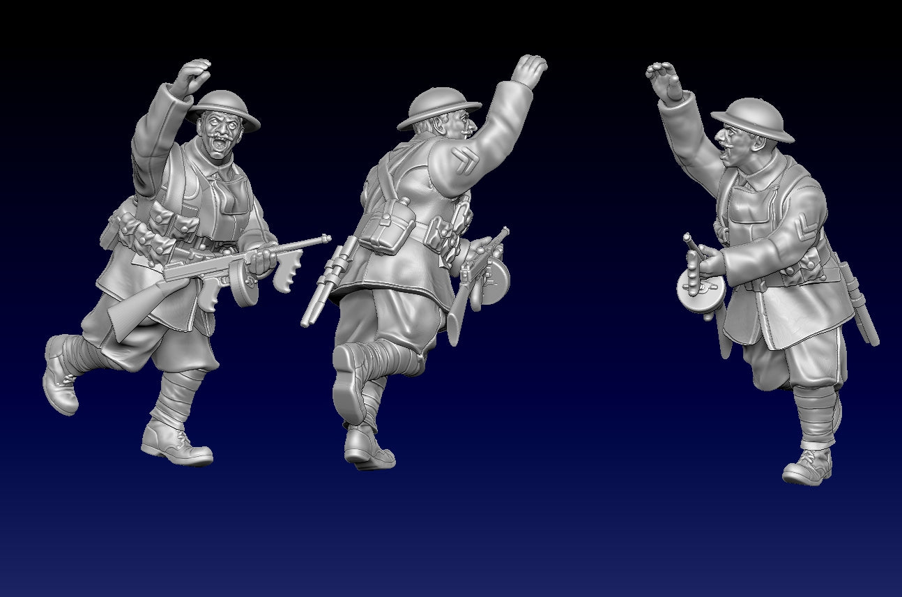 Great War Trench Infantry with Thompson by Weird Armies Reign