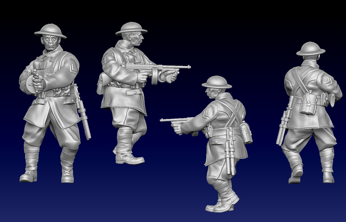 Great War Trench Infantry with Thompson by Weird Armies Reign
