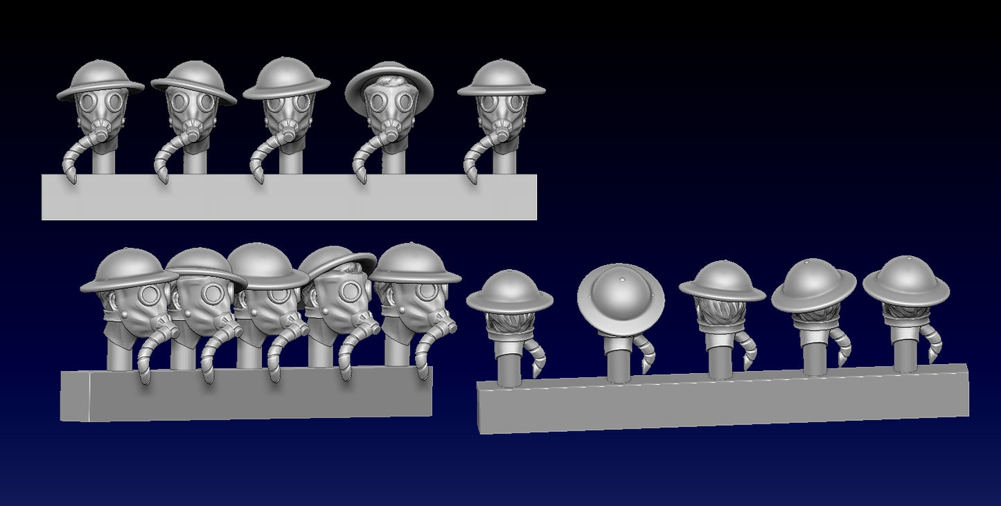 Great War Trench Infantry with Thompson by Weird Armies Reign