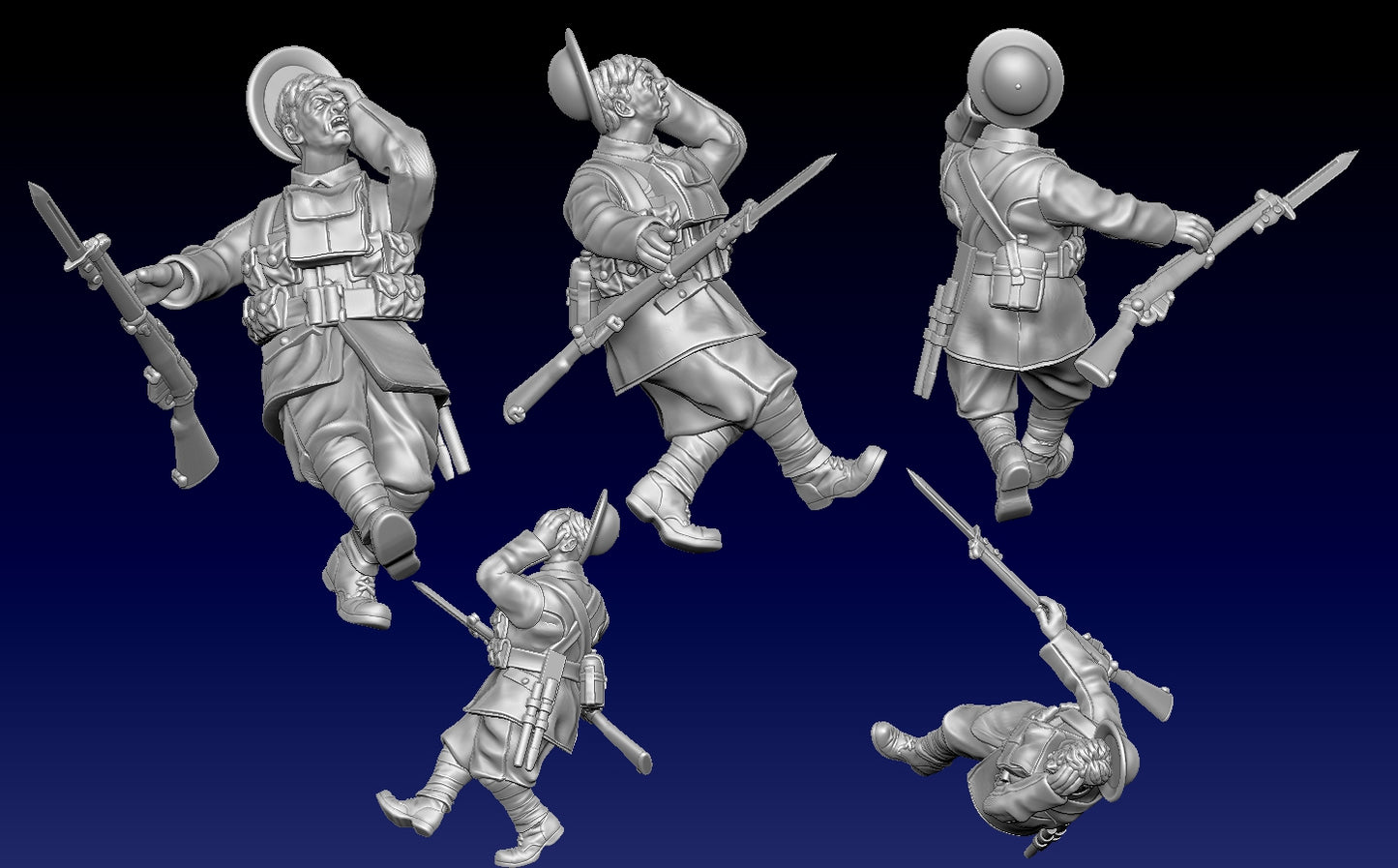 Great War Trench Infantry Casualty 5 by Weird Armies Reign
