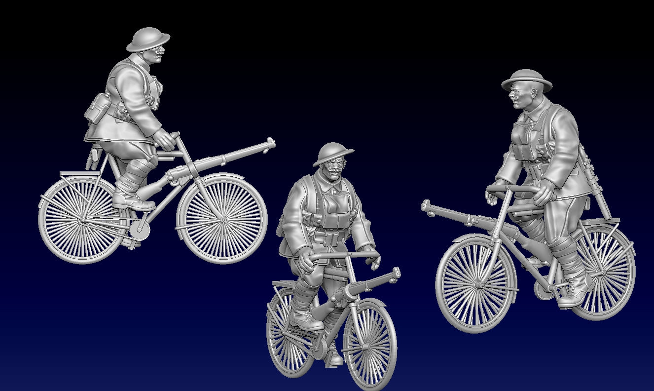 Great War Trench Bicycle Troops by Weird Armies Reign