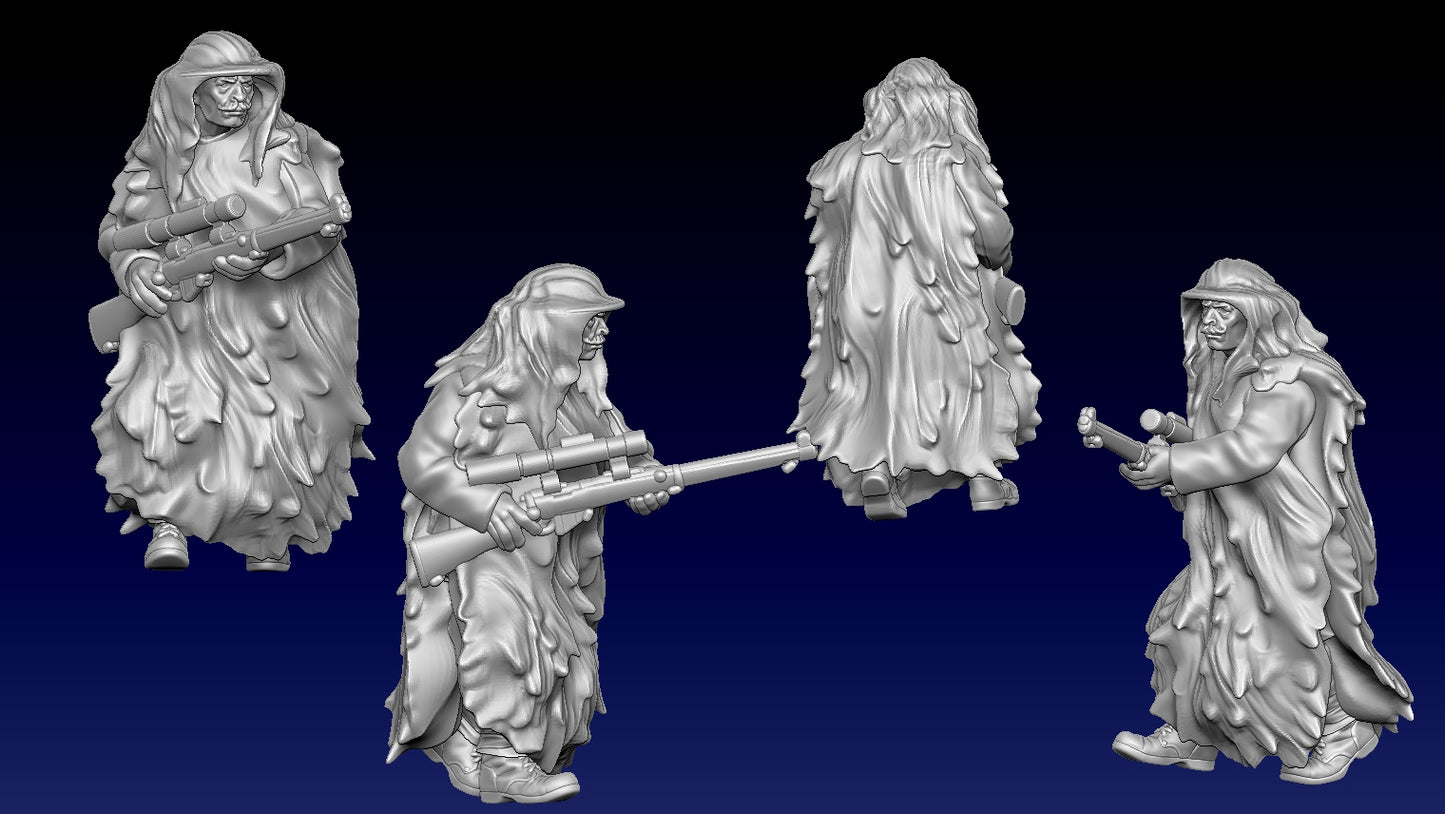 Great War Trench Sniper Ghille Suits by Weird Armies Reign