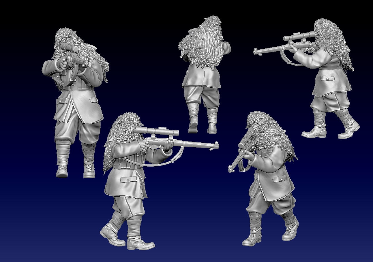 Great War Trench Sniper Ghille Suits by Weird Armies Reign