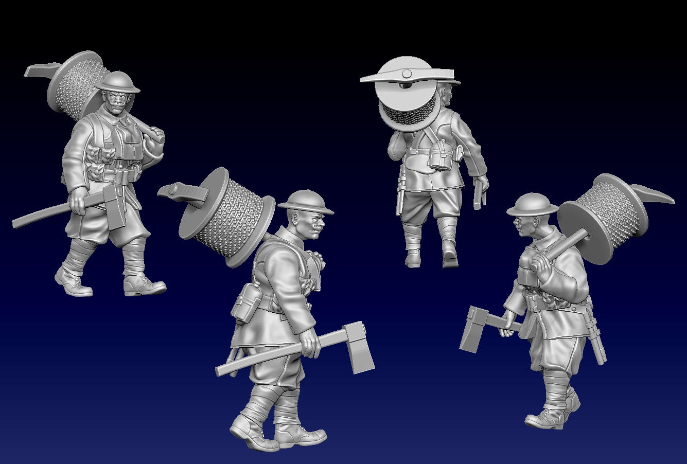 Great War Trench Engineers by Weird Armies Reign