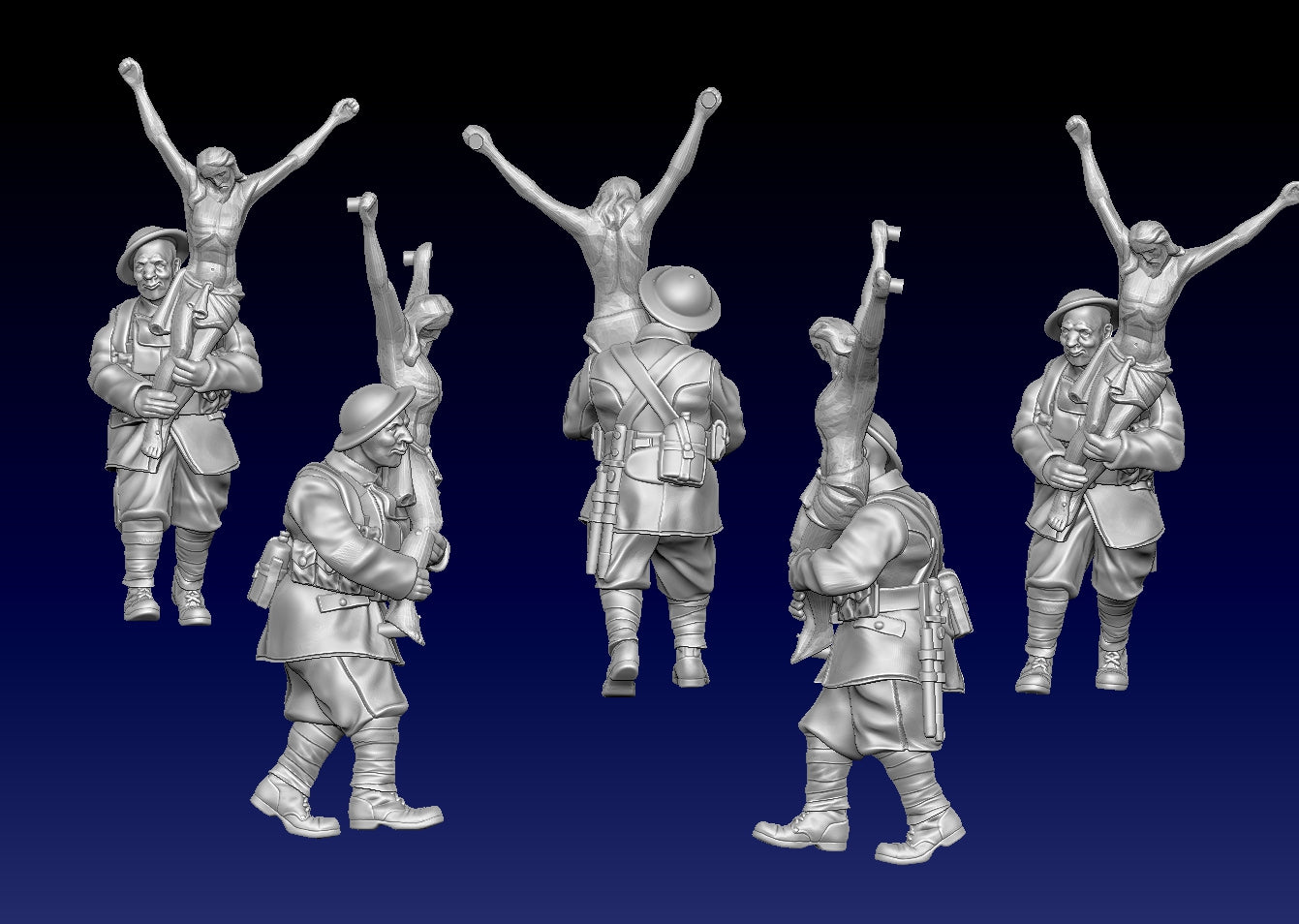 Great War Trench The Cross Bearers by Weird Armies Reign