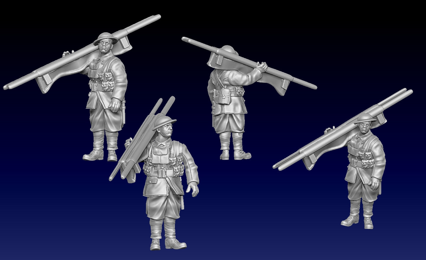 Great War Trench Stretcher Bearers by Weird Armies Reign