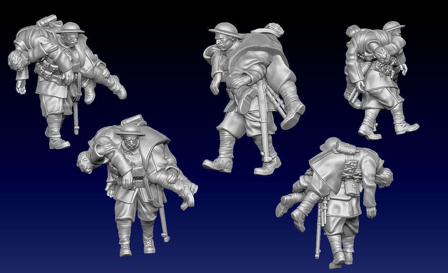 Great War Trench Infantry Casualty 6 by Weird Armies Reign