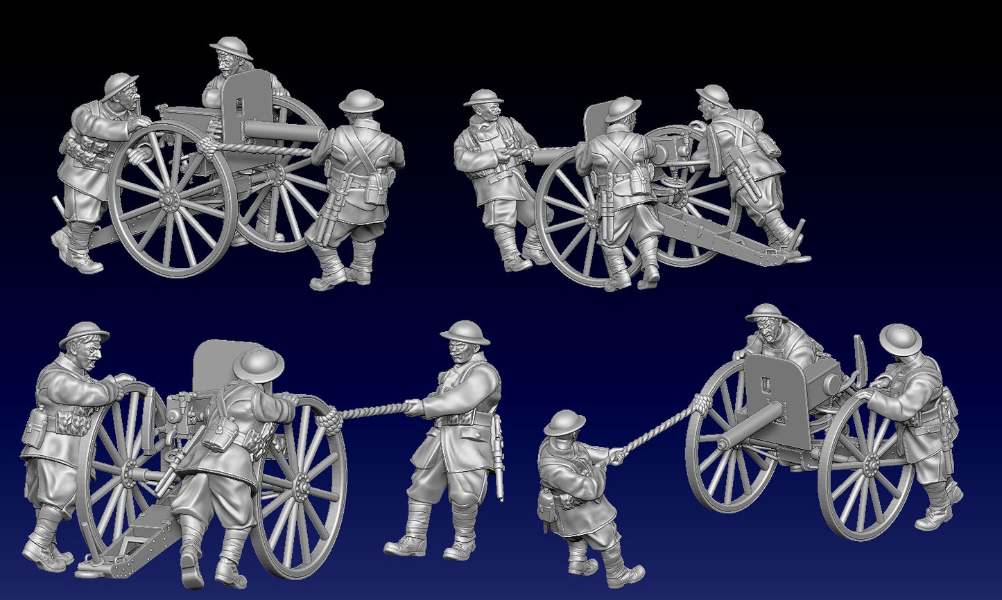 Great War Trench QF 1-pounder pom-pom 2 by Weird Armies Reign