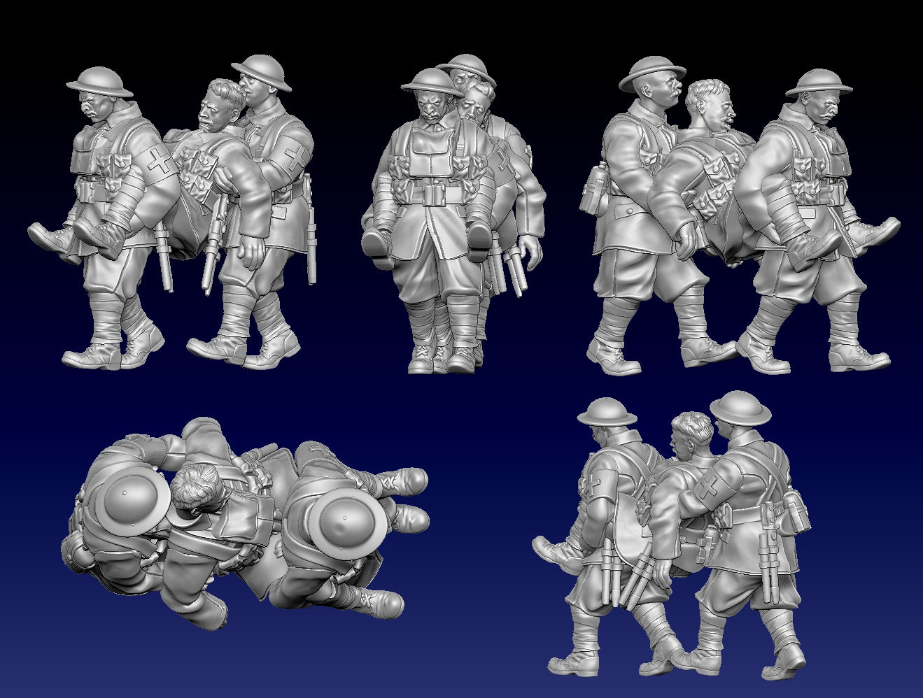 Great War Trench Infantry Casualty 8 by Weird Armies Reign