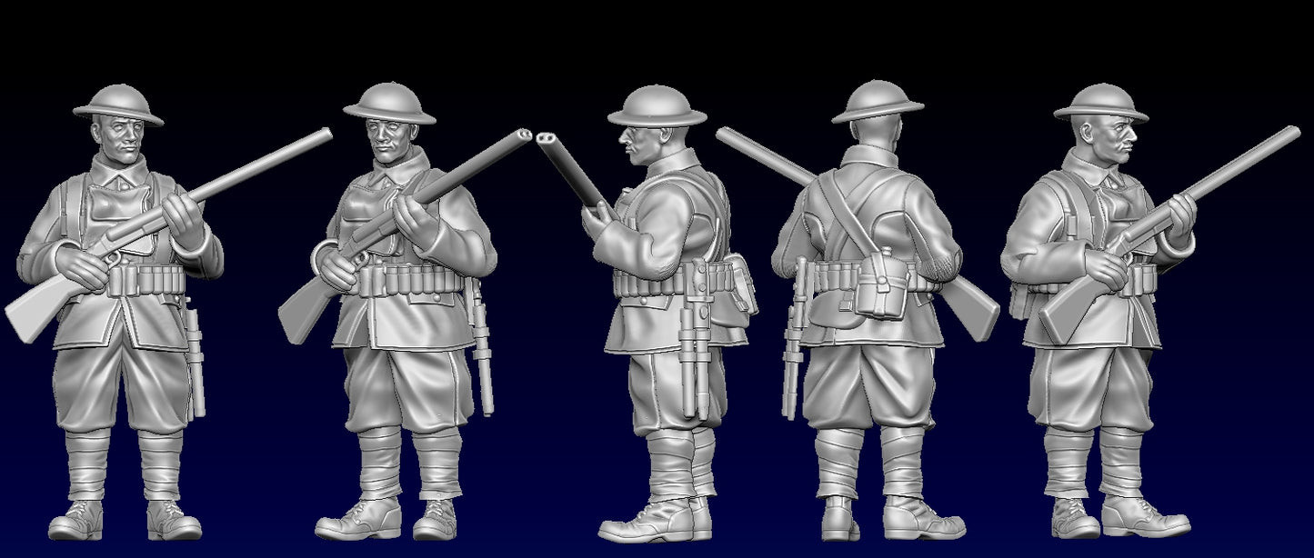 Great War Trench Infantry with Shotguns by Weird Armies Reign