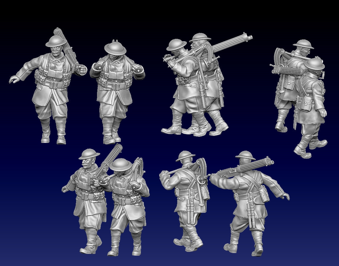 Great War Trench Vickers MG Team 2 by Weird Armies Reign