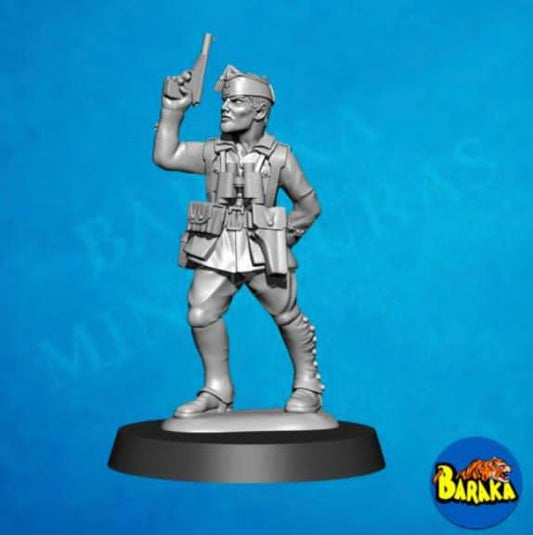Rif War/SCW A lieutenant by Baraka Wargames and Miniatures