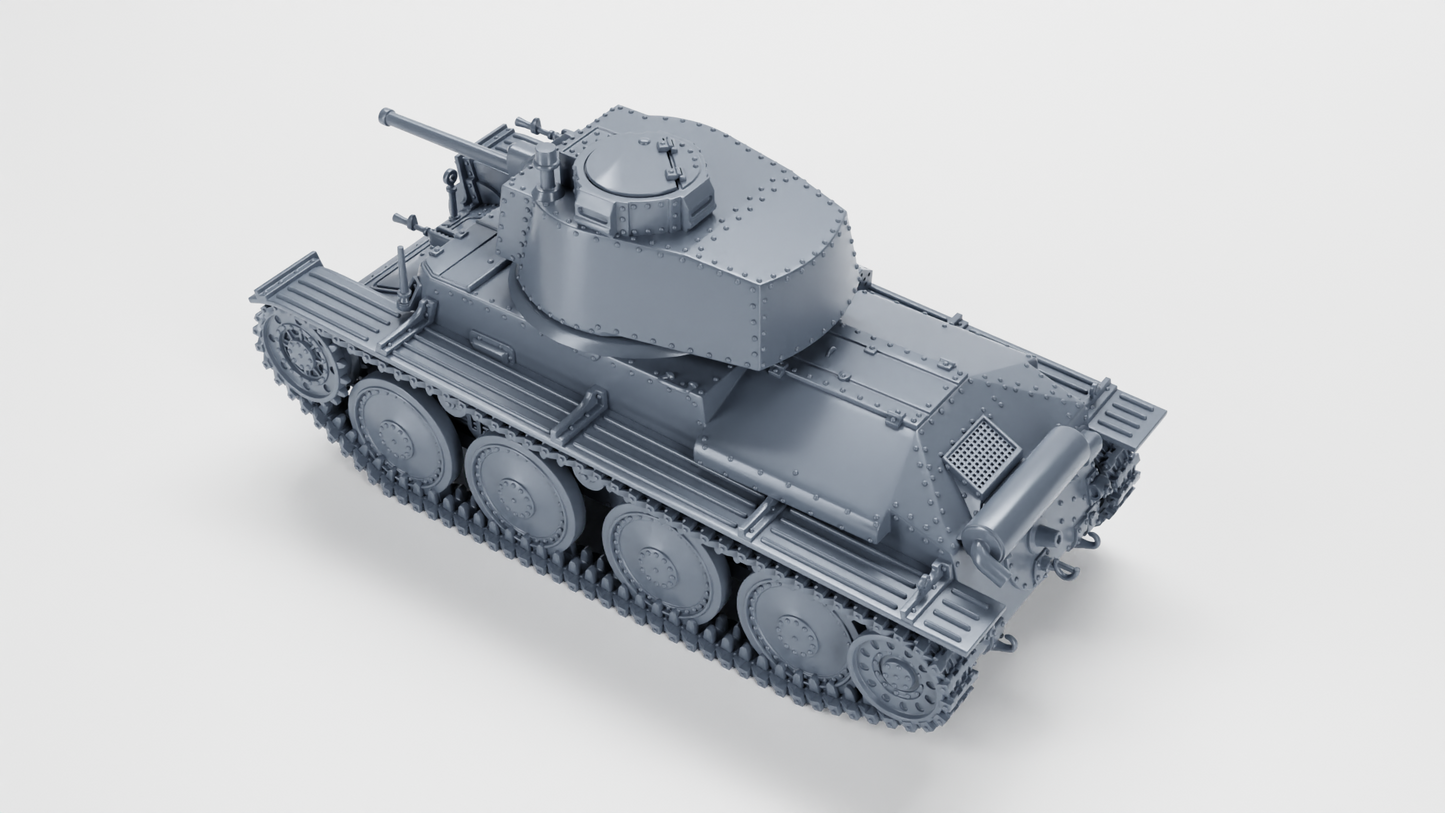 CKD LT vz.38 Light Tank (Pz.38t) by Wargame3D