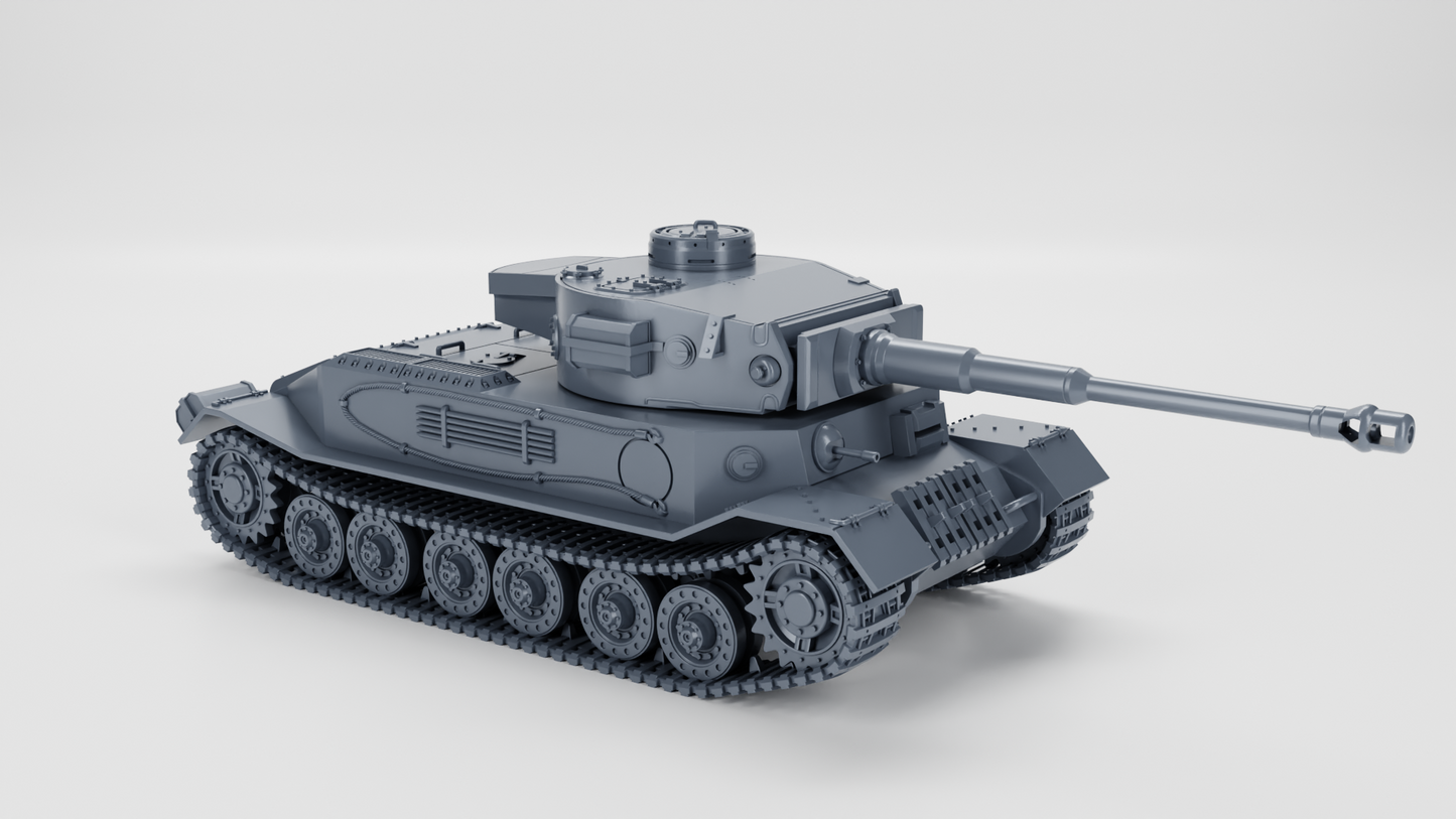 Tiger I  - Porsche Tiger - VK 45.01(P) by Wargame3D