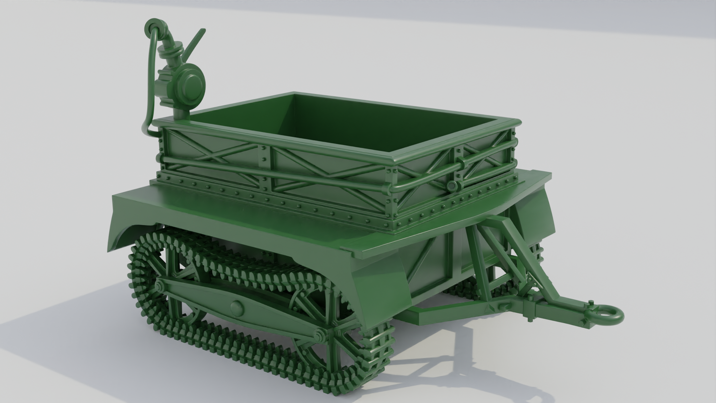 Renault 36R TRC & Trolley by Wargame3D