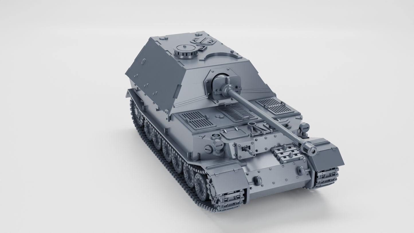 Elefant  Panzerjager Tiger (P) Pak 43 (8.8cm) by Wargame3D