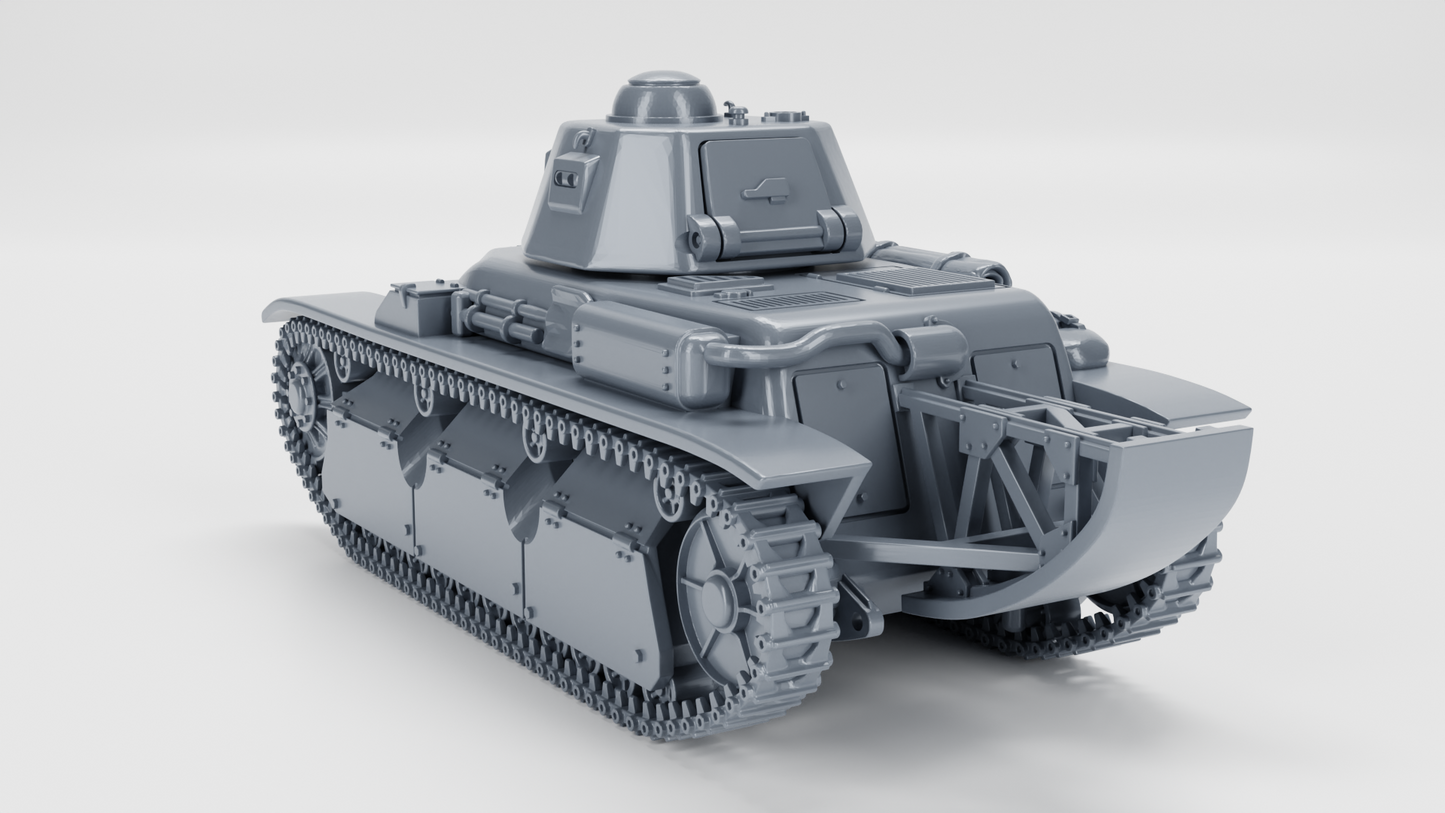 Renault R-40 Tank by Wargame3D