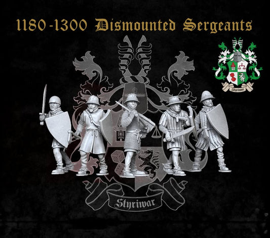 1180-1300 Dismounted Sergeants .